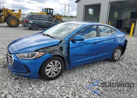 2017 Hyundai Elantra Se из США, поврежденный, VIN 5NPD74LF6HH162072